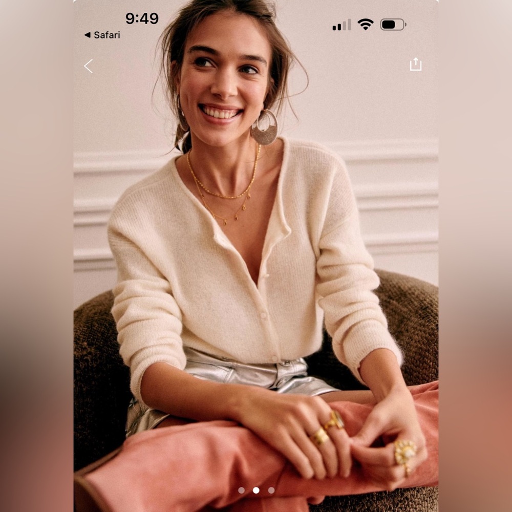 Sezane gaspard cardigan